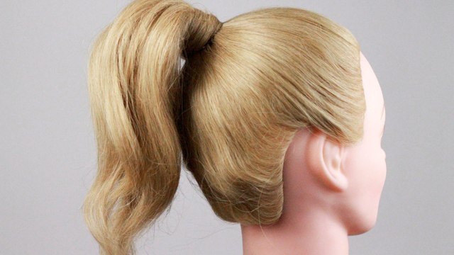 Как правильно сделать хвост из волос, самый удобный способ. How to do a tail