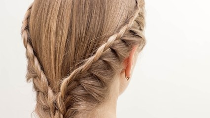 Французские косички в романтическом стиле. French Braids In Romantic Style
