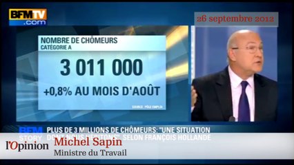 Le 18h de L’Opinion : Chômage, les fourberies de Sapin