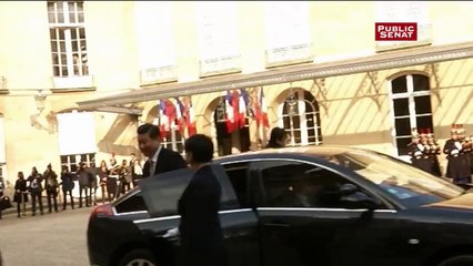 Xi Jinping : Arrivée en fanfare du président chinois au Sénat