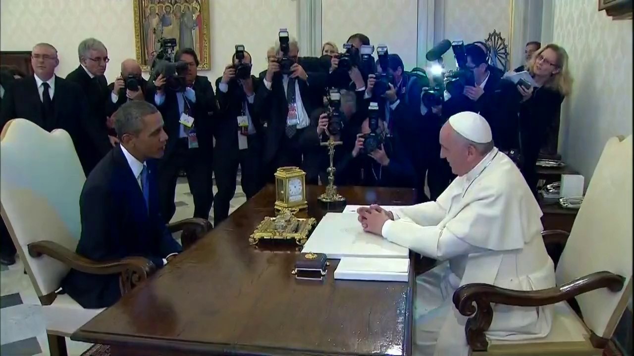Papa e Obama falam de liberdade religiosa e aborto