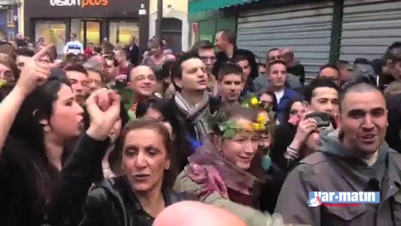 Manifestation à Brignoles contre la venue de Jean-Marie Le Pen