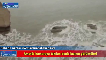 deniz kizi kameralara yakalandı.