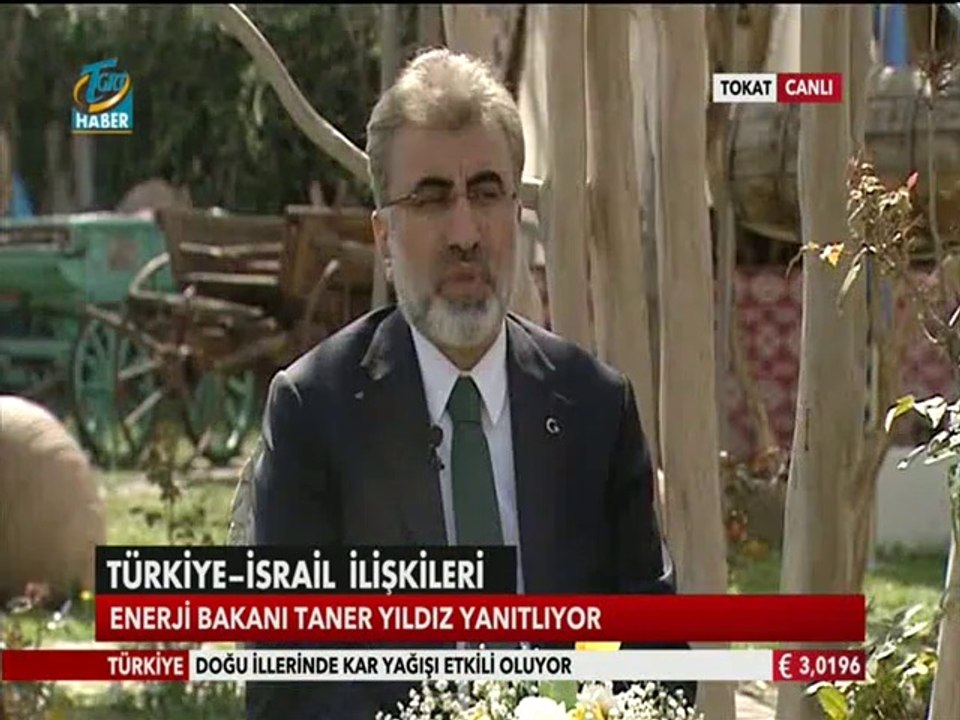 Enerji bakanı taner yıldız tgrt haber zile canlı yayın zileweb.com