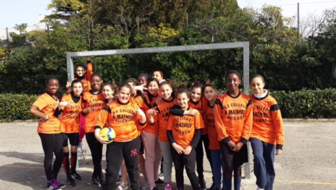 foot des princesses 2014 UNSS FFF ANSELME MATHIEU AVIGNON