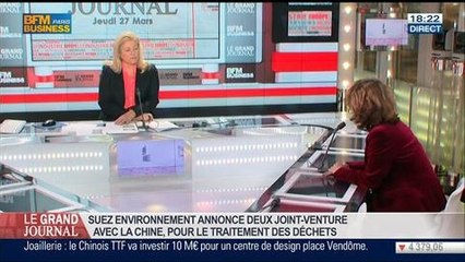 Marie-Ange Debon, directrice générale adjointe de Suez Environnement, dans Le Grand Journal - 27/03 2/4