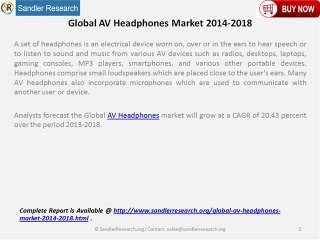 Headphones Market Growing Noticeably due to Increase in Entertainment Devices