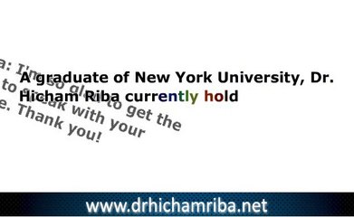Dr. Hicham Riba Encourages More Research in Bioswale