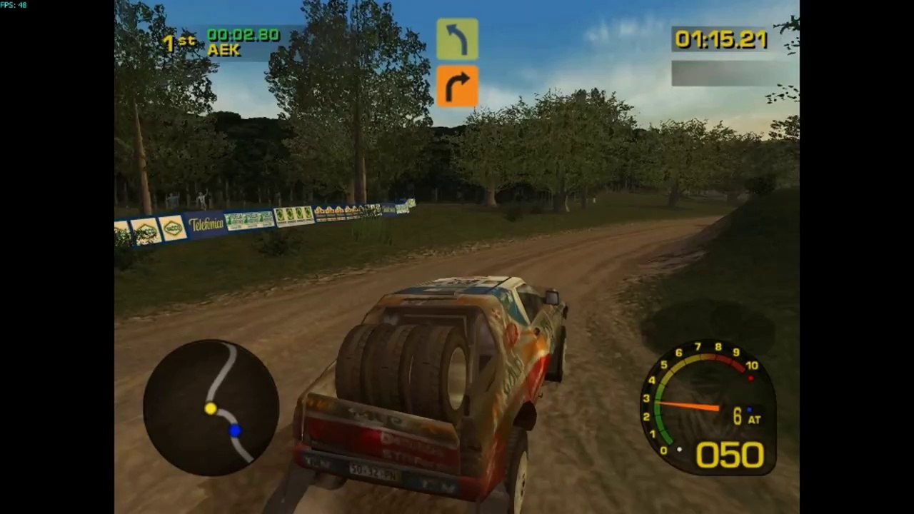 Dakar 2 HD on Dolphin Emulator part1