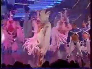 le prologue bleu  de la revue " C'est Magique !" du Lido de Paris