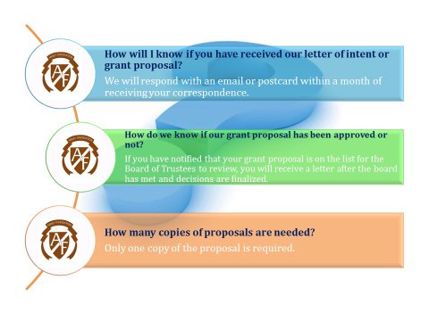 Frequently Asked Questions at SUSIE MATHEWS ABNEY and ASSOCIATES FOUNDATION