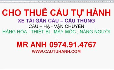 CHO THUÊ CẨU 8 TẤN 0974914767