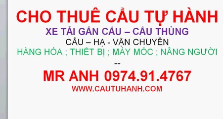 CHO THUÊ CẨU 10 TẤN 0974914767