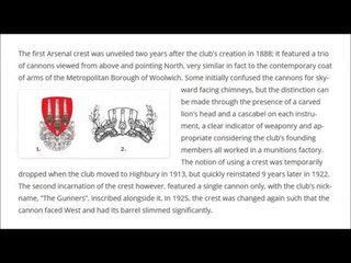 Walid Wasfi Musmar | Development of the Arsenal Crest