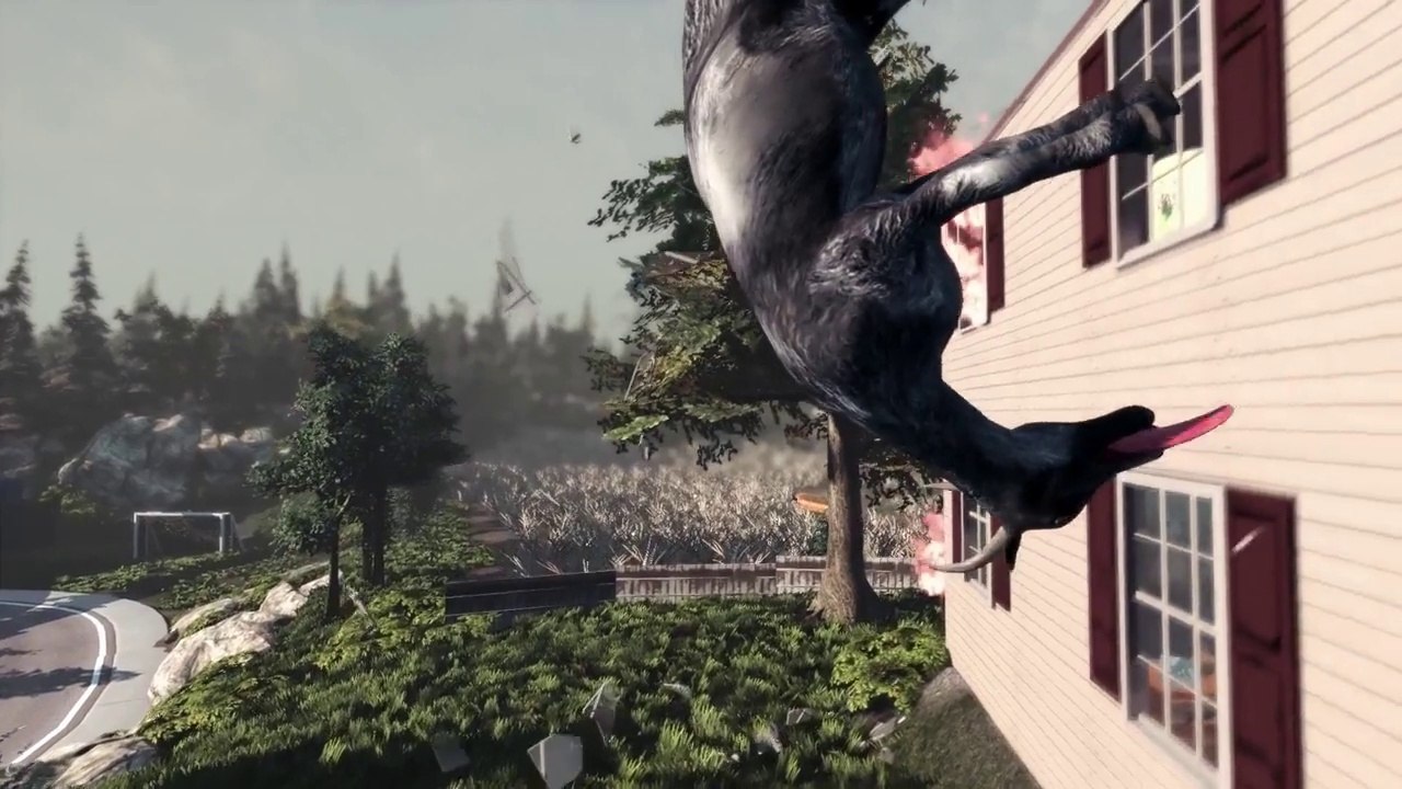 Un jeu video completement fou : Goat Simulator  - Trailer Officiel
