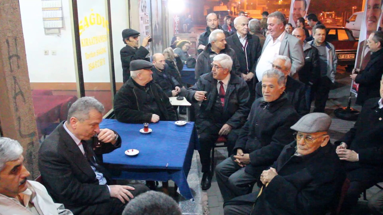 CHP Zonguldak Çaycuma Belediye Başkan Adayı İnşaat Yüksek Mühendisi Bülent Kantarcı Pehlivanlar Mh. Seçim Bürosu