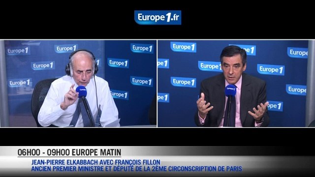 François Fillon, invité d'Europe 1