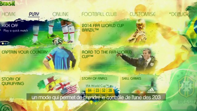 EA SPORTS FIFA Coupe du Monde de la FIFA, Brésil 2014 - Les modes de jeu
