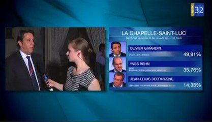 Canal 32 - Réaction d'Olivier Girardin 23 Mars.