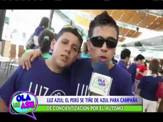 Luz Azul: artistas se unen a campaña a favor de las personas autistas