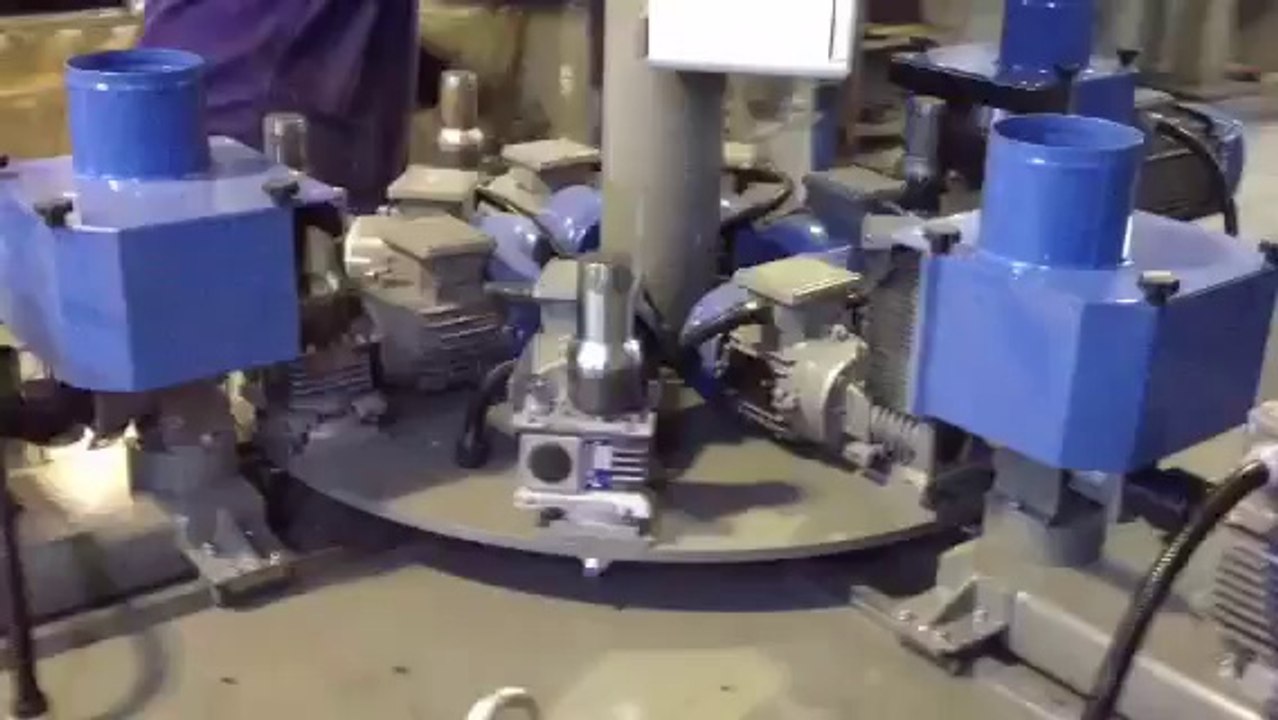 Tamiş Döner Tabla Polisaj Makinası-Rotary Table Polishing Machine