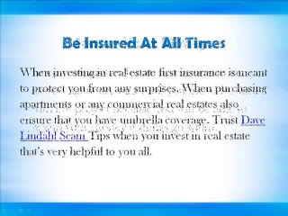 Real Estate Investment Scams- Dave Lindahl Scam Tips to Avoid Them