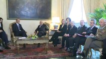Roma - Napolitano incontra il Presidente degli Stati Uniti d'America (27.03.14)