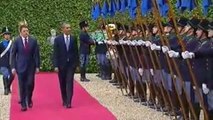 Roma - Incontro Renzi-Obama a Villa Madama -1- (27.03.14)