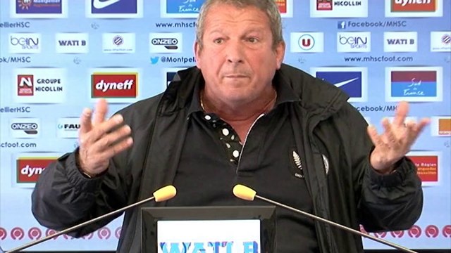 Rolland Courbis avant MHSC vs VAFC (J31)