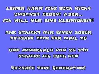 Funktionierender PaySafeCard Generator [v1.7 ]