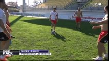 Les Dragons Catalans maîtrisent le jongle avec un ballon de rugby