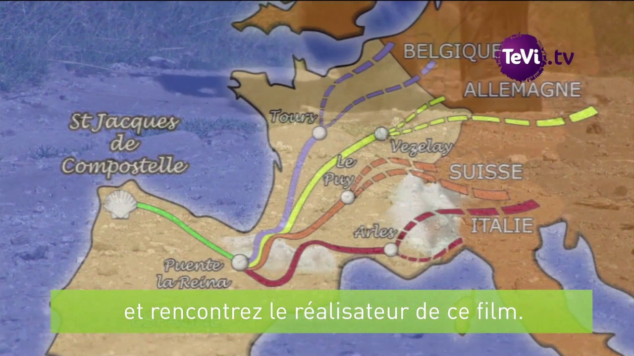 Connaissances du monde : chemins de compostelle [TéVi] 28-03-14