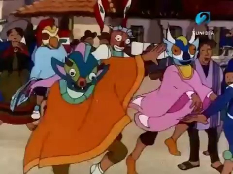 كرتون عالمي ـ تان تان ـ أسرى الشمس