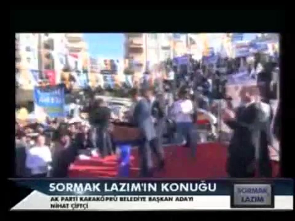 AK Parti Karaköprü Belediye Başkan Adayı Av.Nihat Çiftçi-GTV 26 MART 2.Bölüm