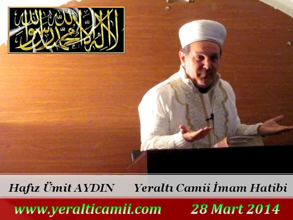 Cuma Vaaz'ı Yeraltı Camii İmam Hatibi / Hafız Ümit AYDIN
