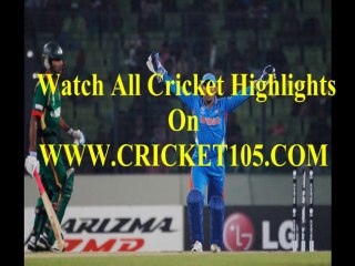 India vs Bangladesh Highlights Today (28th March 2014)