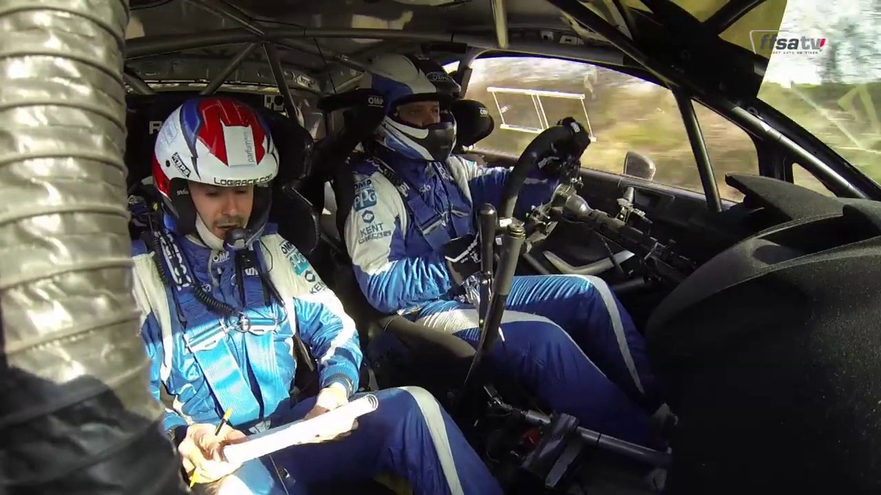 Julien Maurin en spéciale au Rallye du Touquet