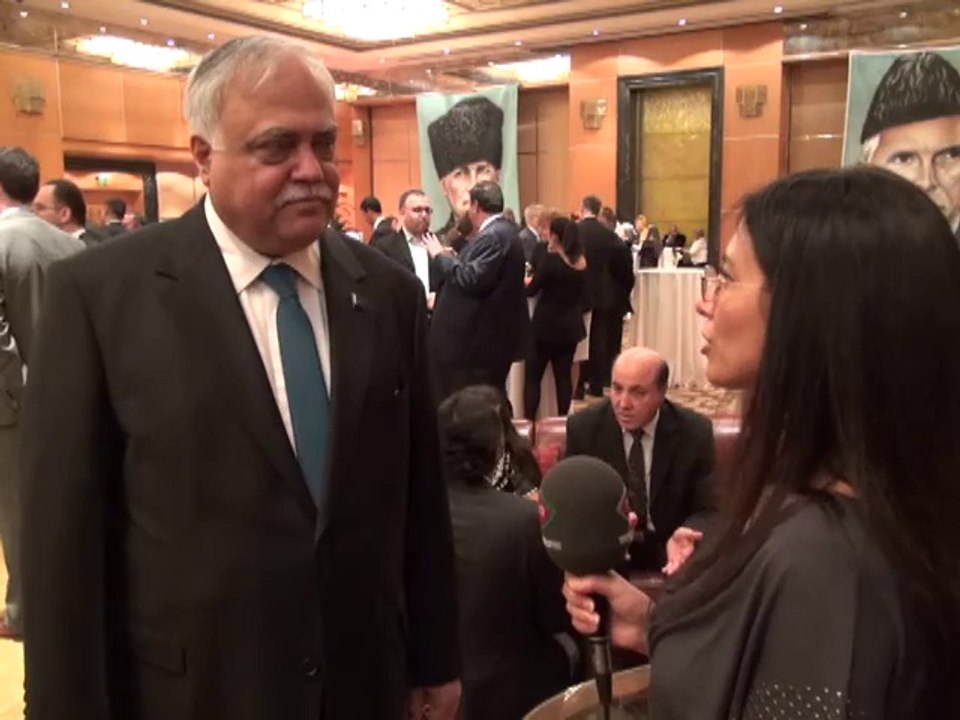 Pakistan National Day Reception - interviews of Tk Minister and Pak Ambassador on TRT VoT 24.3.2014