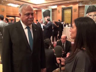 Pakistan National Day Reception - interviews of Tk Minister and Pak Ambassador on TRT VoT 24.3.2014