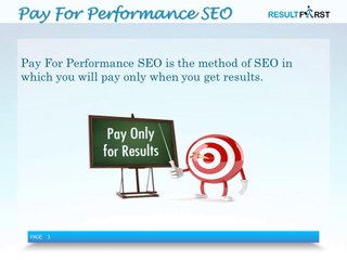 Things To Know About Pay For Performance SEO Services