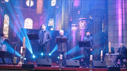 "Les Prêtres" en répétition à la cathédrale de Gap