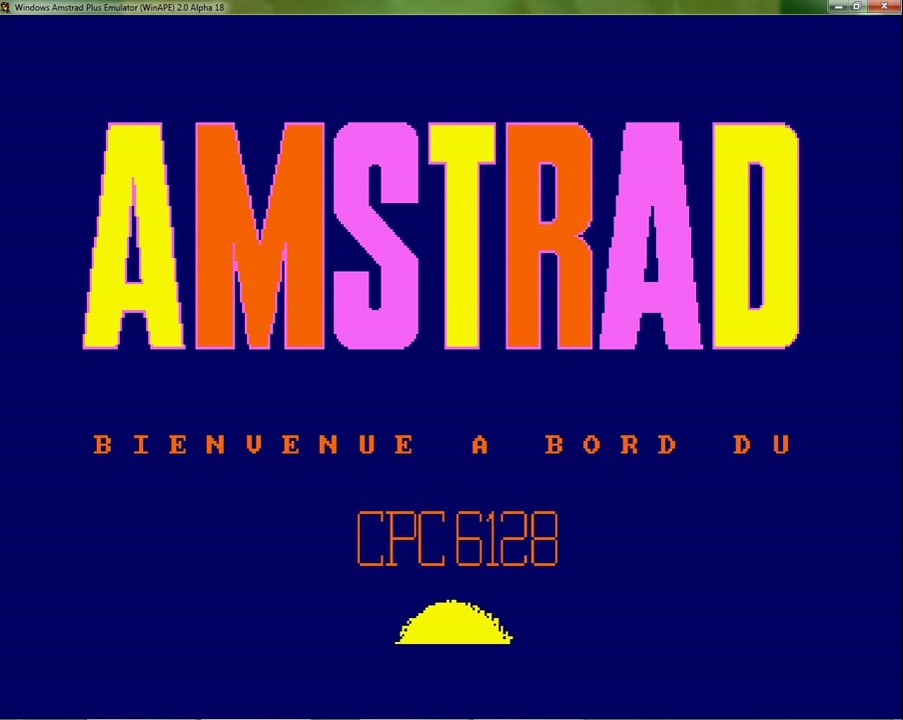 Démo de Bienvenue - Amstrad CPC 6128