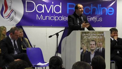 Réunion publique de David Rachline en présence de Steeve Briois