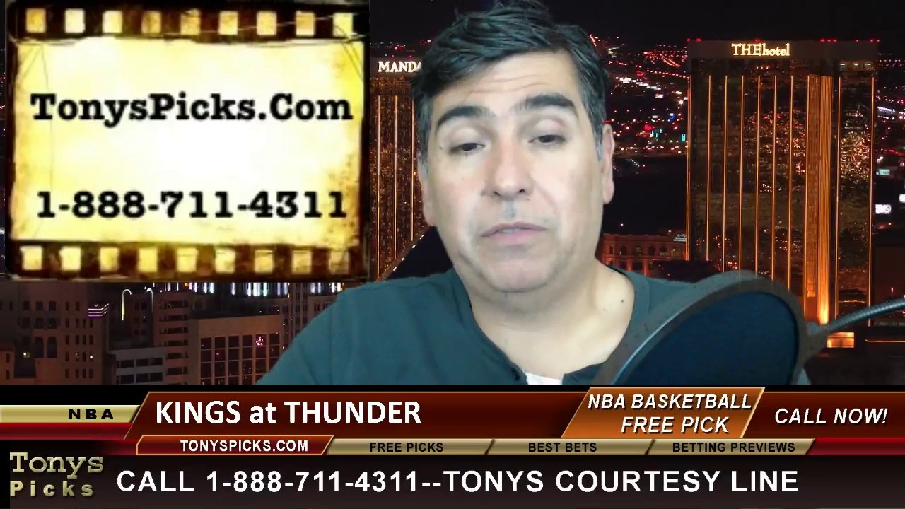 Sacramento Kings vs. Oklahoma City Thunder Pick Prediction NBA Pro Basketball Odds Preview 3-28-2014