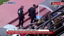 Kokain çekip maça çıktı, rakibine tekme attı