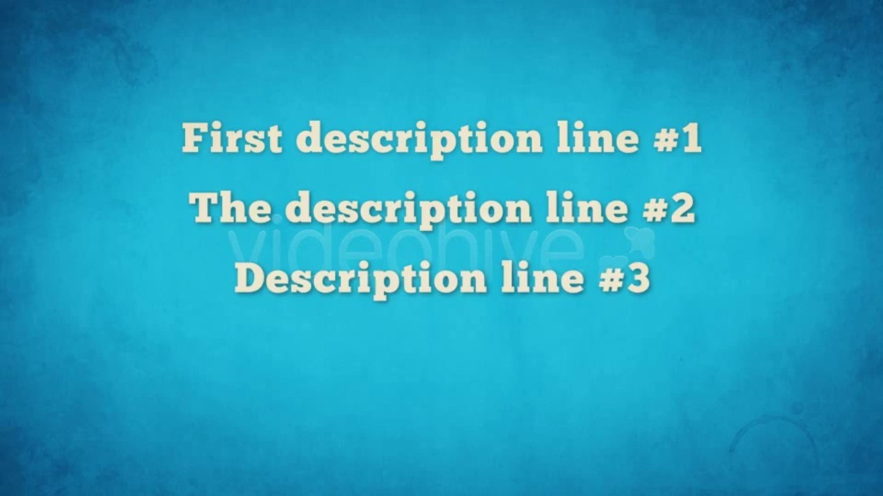Short Promo Animation - After Effects Template