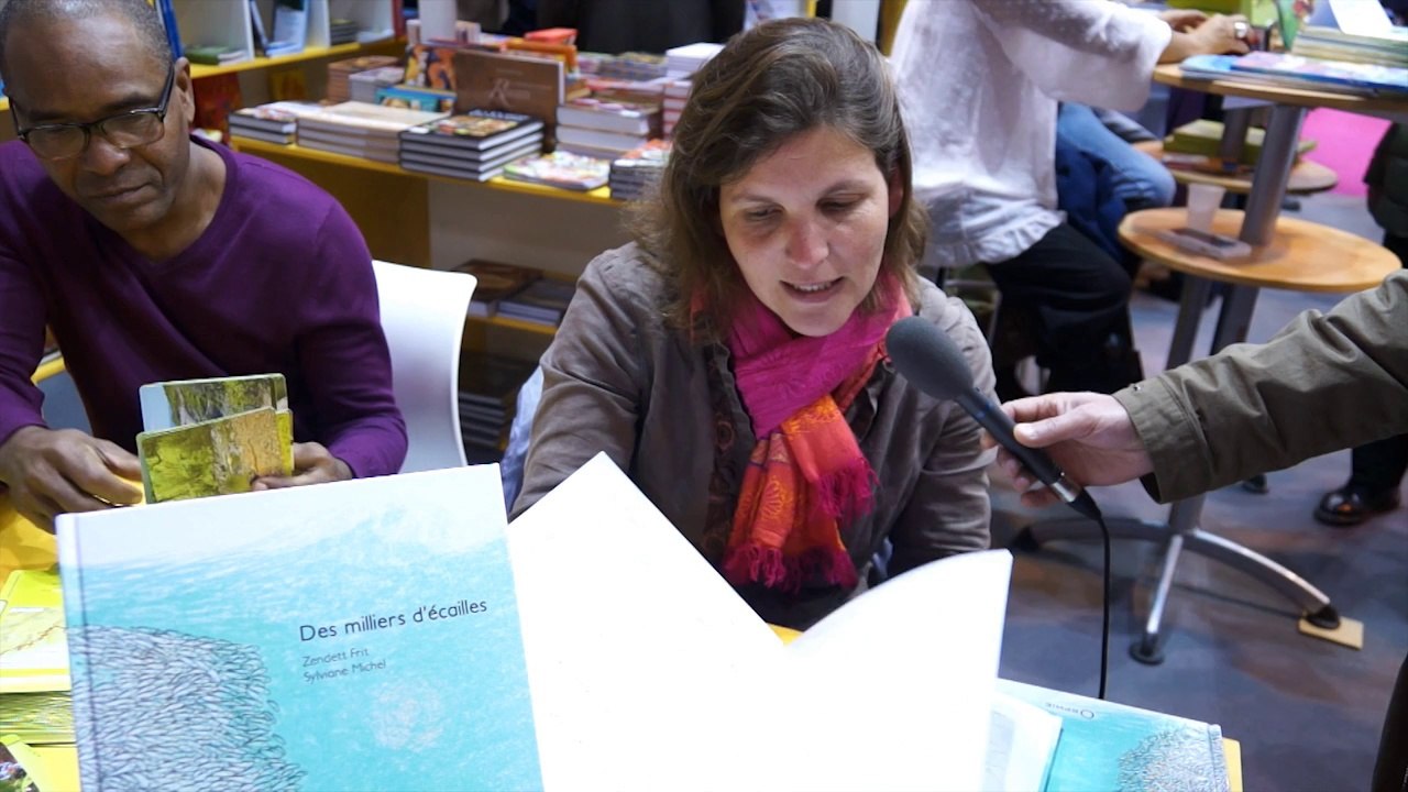 Rencontre avec Zendett Frit, au Salon du livre de Paris avec le ministère des Outre-mer