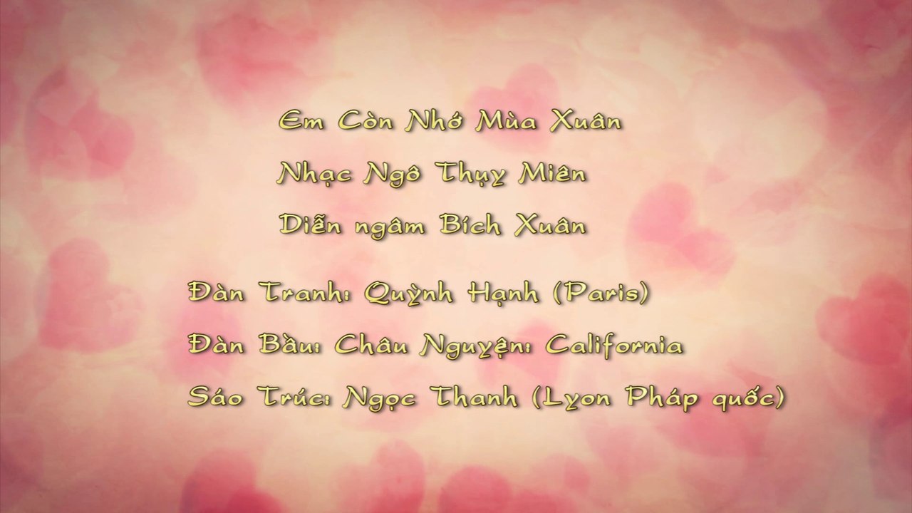 bichxuan_ Em Còn Nhớ Mùa Xuân