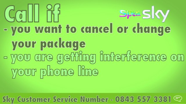 Sky Customer Service Phone Number - 0843 557 3381