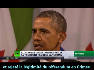 OBAMA : "L'Irak, moins grave que la Crimée" (Russia Today, 27/03/14)